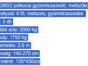 Gyümölcs szedő,  MCMS metsző platformpótkocsi