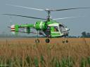Légi növényvédelem - műtrágyaszórás,  helikopteres permetezés