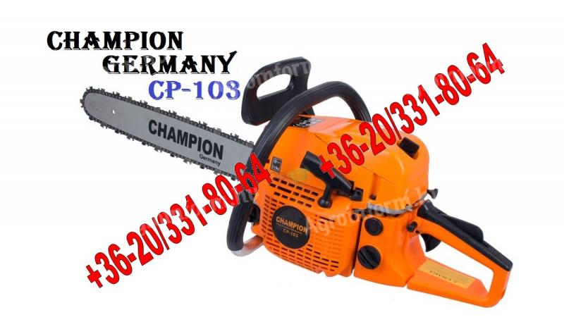 Láncfűrész Champion Germany CP-103 52ccm/2.9Kw 45ös láncvezető 18coll