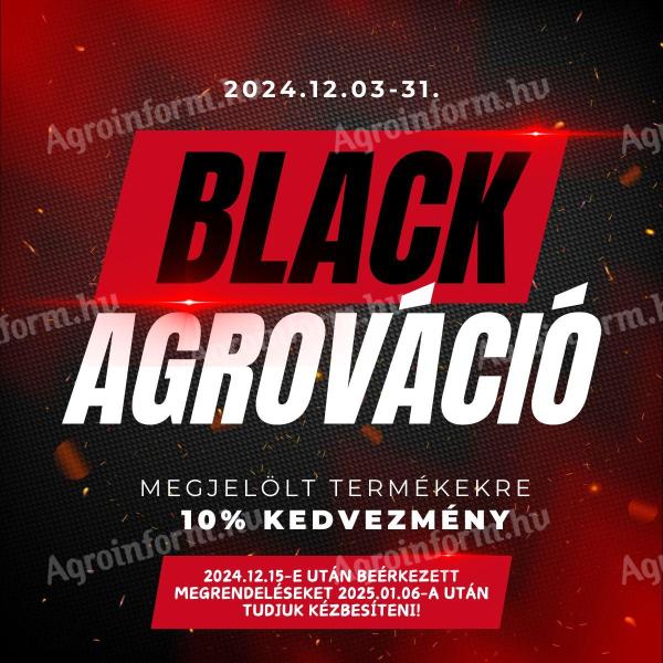 Black Agrováció 2024. 12. 01-31-ig