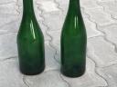 Pezsgős palack 0,75 literes zöld pezsgős üveg