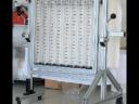 AAMS-SALVARANI Fúvóka átfolyásmérő szivattyús gyűjtőtartállyal,  8 mérőhenger komplett