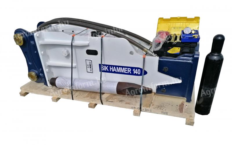 Sik Hammer 140 hidraulikus bontókalapácsok kotró,  markoló,  exkavátor