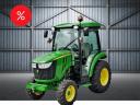 JOHN DEERE 3046R kompakt traktor - 45LE - fülkés - ÚJ - 2 év GARANCIA - AKCIÓS ÁR