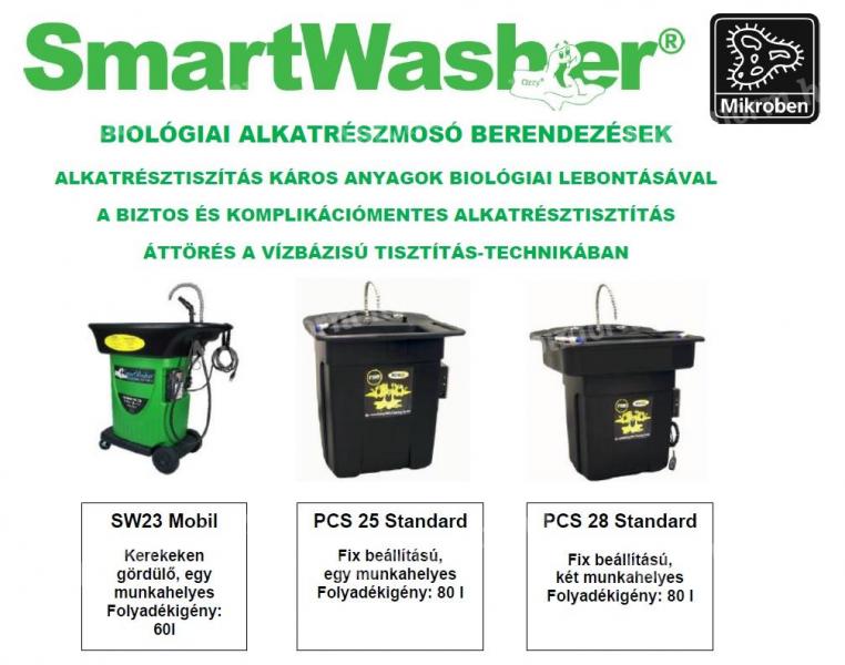 SmartWasher® Biológiai alkatrészmosó berendezések