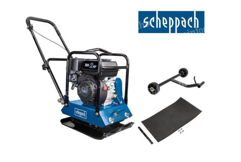 Lapvibrátor talajtömörítő 60 kg,  88 kg,  196 cm³/6,  5 LE Scheppach HP 1200S és Scheppach HP 1800S