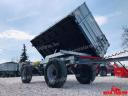CynkoMet 10 tonnás kéttengelyes 3 oldalra billentő pótkocsi