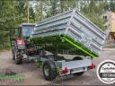 CynkoMet 3,5 tonnás egytengelyes pótkocsi - AZONNAL RAKTÁRKÉSZLETRŐL