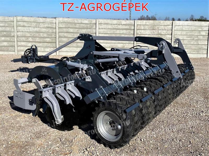 AGRONA POWERSEED PLUSZ- 300(3 m) vetőgéptartóval szerelt vontatott rövidtárcsa