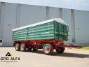 Farmtech DDK 2400 háromtengelyes pótkocsi (27t),  készletről