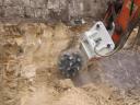 Hidraulikus kőzetmaró,  hidraulikus talajmaró szerelék munkagépre eladó