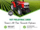 Új VST Fieldtrac180D összkerékhajtású traktor 18,5 LE teljesítmény,  raktárról akár azonnal