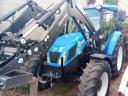 New Holland TD5.85 traktor Quicke homlokrakodóval eladó