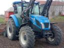 New Holland TD5.85 traktor Quicke homlokrakodóval eladó