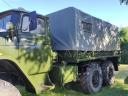 Katonai honvédségi Ural 375-4320 ponyva + gulyáságyú 63M mozgókonyha tábori konyha