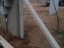 Hegesztett kerítés drótfonat betonoszlop vadháló táblás panel