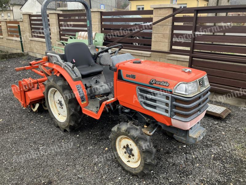 Kubota kistraktor,  Kubota GB16 japán kistraktor talajmaróval