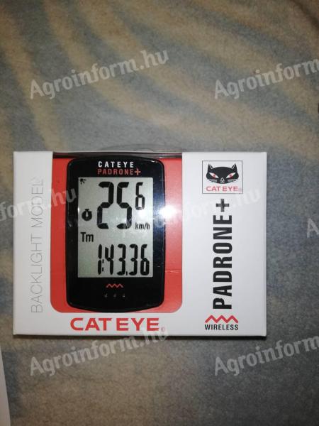 Cateye Padrone kilométeróra nagy kijelzővel,  vezeték nélküli,  háttérvilágítással eladó