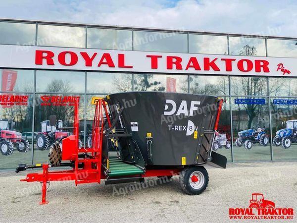 DAF T-REX 8 takarmánykeverő és kiosztókocsi