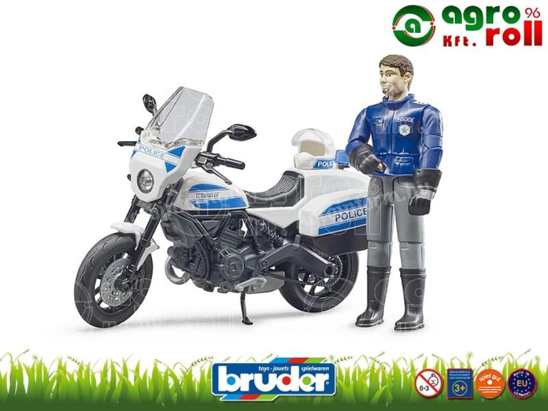 Ducati rendőrmotor + rendőr BRUDER