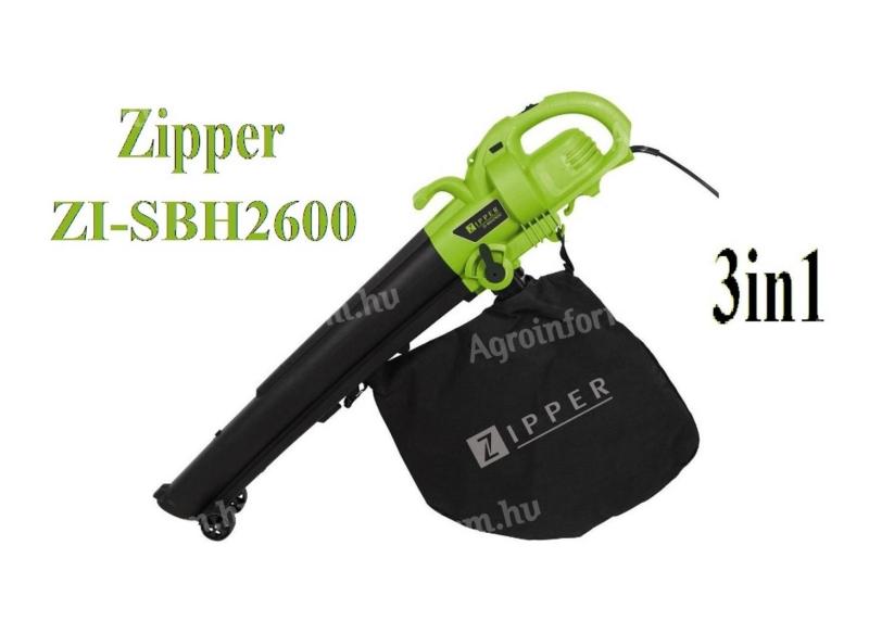 Elektromos lombszívó,  fújó,  aprító 3in1* Zipper ZI-SBH2600 * Utolsó