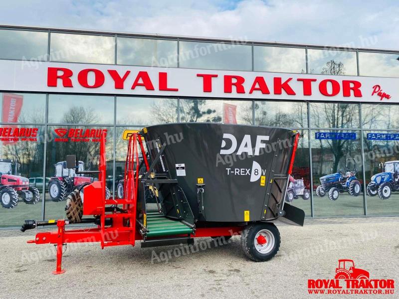 DAF T-REX 8 takarmánykeverő és kiosztókocsi - AZONNAL RAKTÁRKÉSZLETRŐL