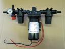 Folyékony műtrágya kijuttató Shurflo elektromos szivattyú egységcsomag a NYÍRKER-től