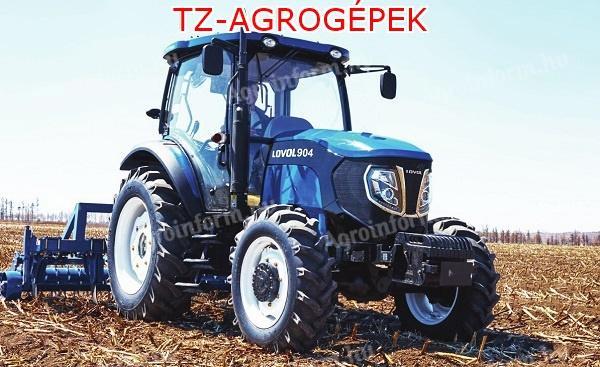 LOVOL M904,  fülkés,  klímás, 105 LE,  Pályázatba betehető traktor kedvező áron