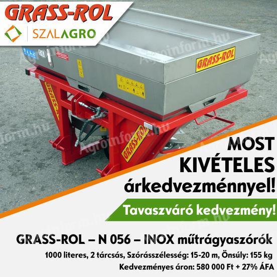 GRASS-ROL N 056/5 INOX műtrágyaszóró készletről,  kedvező áron