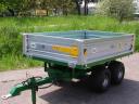 GEO RM25-2500 kg teherbírású,  billenős,  tandem pótkocsi