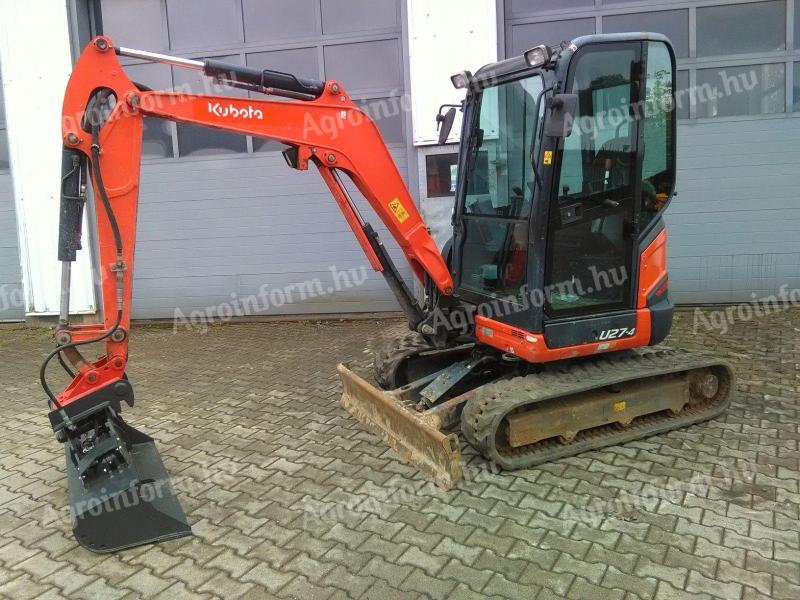 Kubota U27-4 / 2015 / 1800üó / Lízing 20%-tól