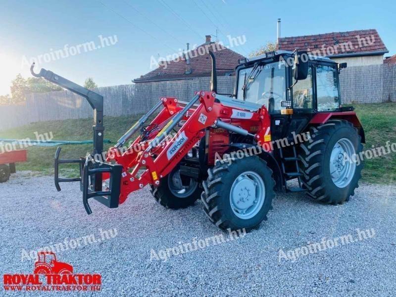 Belarus MTZ 892.2 Traktor- InterTech homlokrakodóval