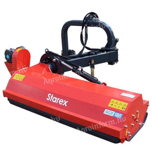 STAREX AGX 180-200 új szárzúzó rézsű vágására