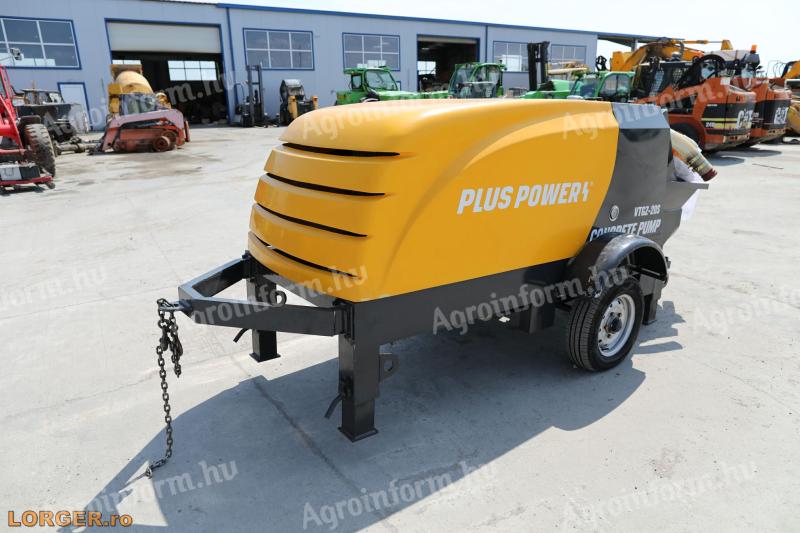 Plus Power VTGZ-20S betonpumpa