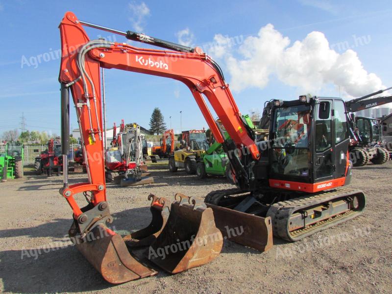 Kubota KX080-4 / 2021 / 1350üó / 3db kanál / Lízing 20%-tól