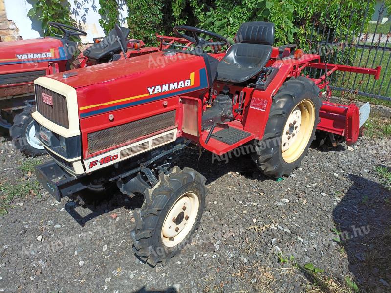 Yanmar F16D japán kistraktor talajmaróval,  garanciával