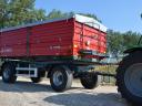Aratási készletkiárusítás Metal-Fach Kéttengelyes Mezőgazdasági Pótkocsi T-739A (27) (28)