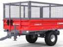 Aratási készletkiárusítás Metal-Fach Egytengelyes Mezőgazdasági Pótkocsi T-735A/ (22)(23)