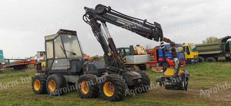 Ponsse HS10 Harvester fakitermelő gép és Moipu 400ES fakitermelő fej