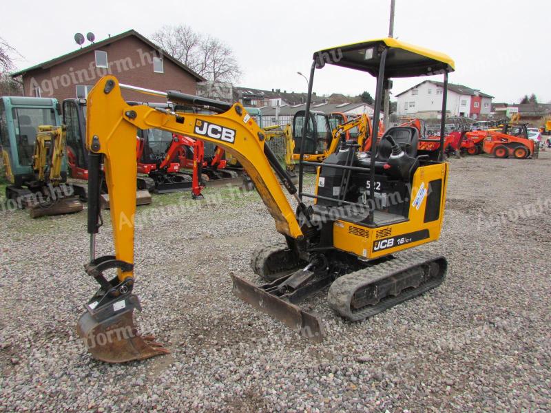 JCB 16C / 2018 / 1 600 üó / Canopy / Lízing 20%-tól