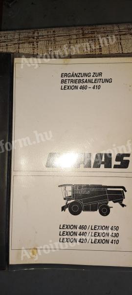 Claas lexion kezelési könyv