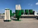 M-ROL Függőleges takarmánykeverő - 1,5 tonnás - oldalporzsákkal,  alacsony helyekre