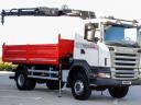 SCANIA R380 - 4X4 Billenőplatós - Darugémes teherautó EURO 4