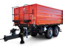 Zaslaw D-762-12XL tandem futóműves pótkocsi 14 tonna teherbírással