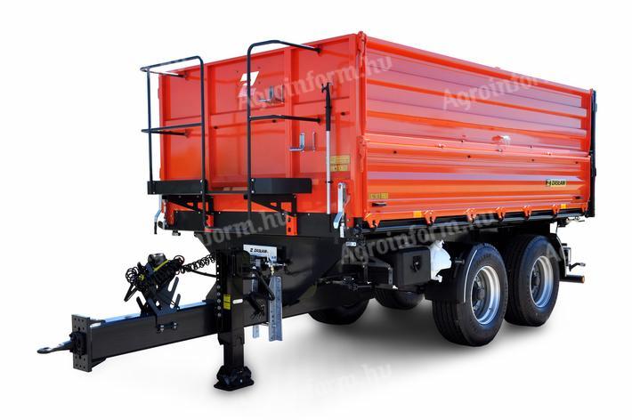Zaslaw D-762-12XL tandem futóműves pótkocsi 14 tonna teherbírással
