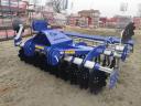 AGRO-MAX Tárcsás Borona 250 cm-es 2500mm | Csőpálcás Henger