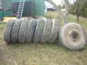 MICHELIN GYÁRTMÁNYÚ XHZ NAGY TEHERBÍRÁSÚ BÁNYAGUMIK FELNIKKEL EGYÜTT ÖSSZESZERELVE