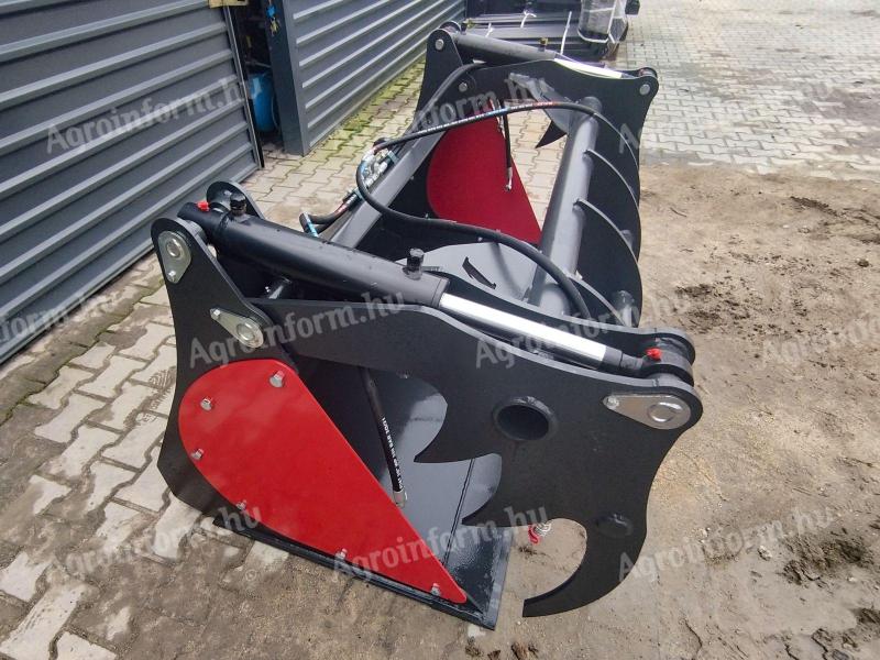 Metal-Technik 160 cm-es Szilázskanál és Szilázsvágó Kanál Homlokrakodóhoz