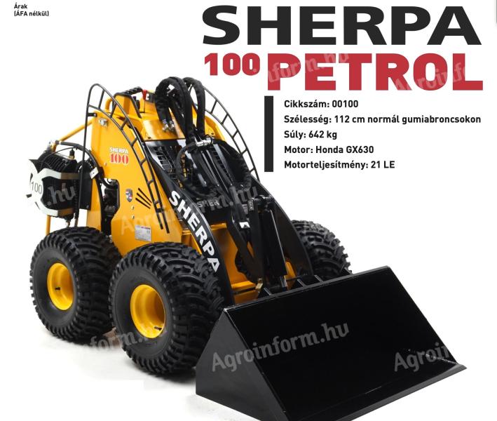 Sherpa 100 Petrol mini rakodó