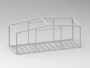 Mobile home frame, container frame 8x3 m